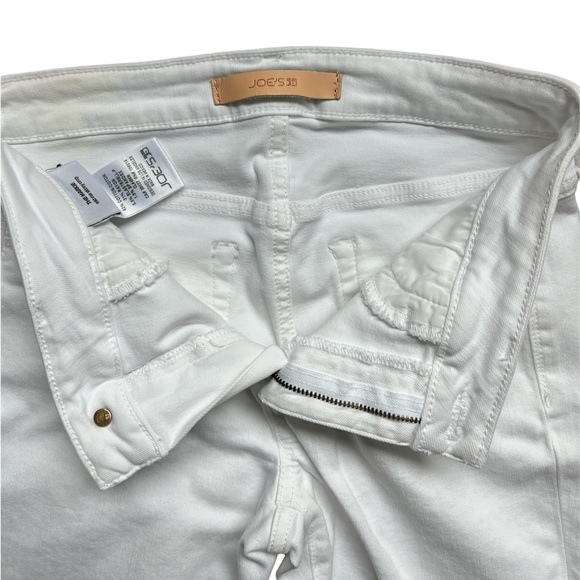 Joe’s The Markie Hennie Mid rise skinny crop jeans White 26 NWOT - Picture 5 of 16
